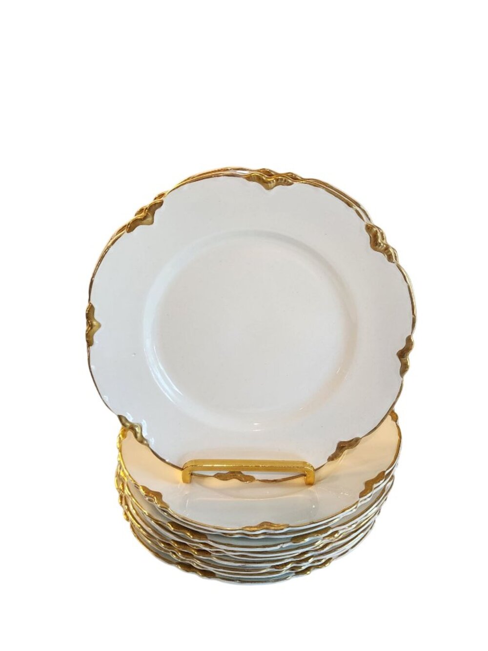 Johnson Brothers Bros Gold Trim Luncheon Plate set of 7